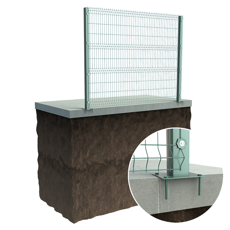 Монтаж с подпятником